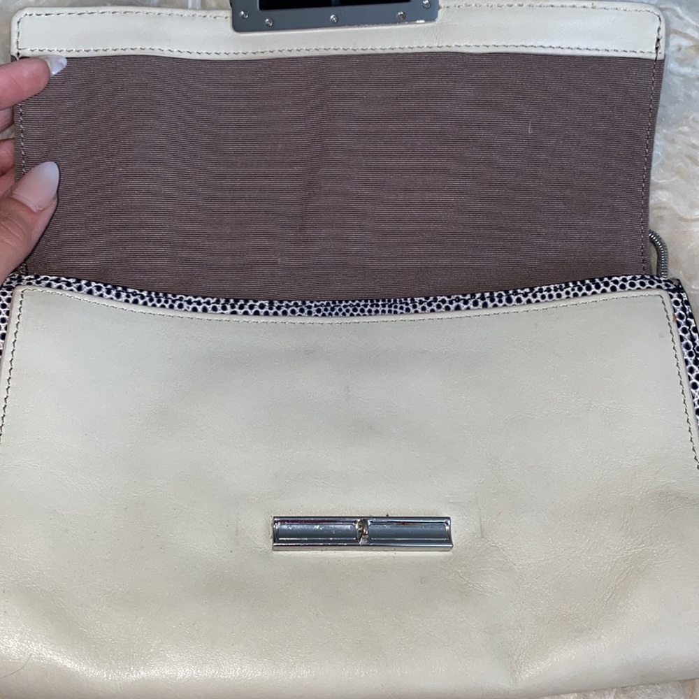 Dvf Two Tone Purse With Python Trim - image 8